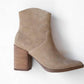 Steve Madden - Cate Western Suede Block Heel Booties