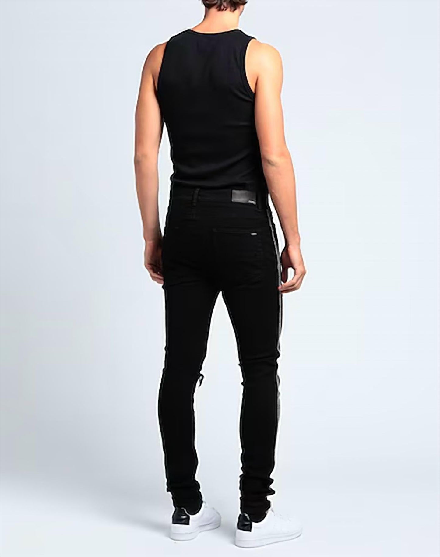 Amiri - Crystal Track Denim Jeans