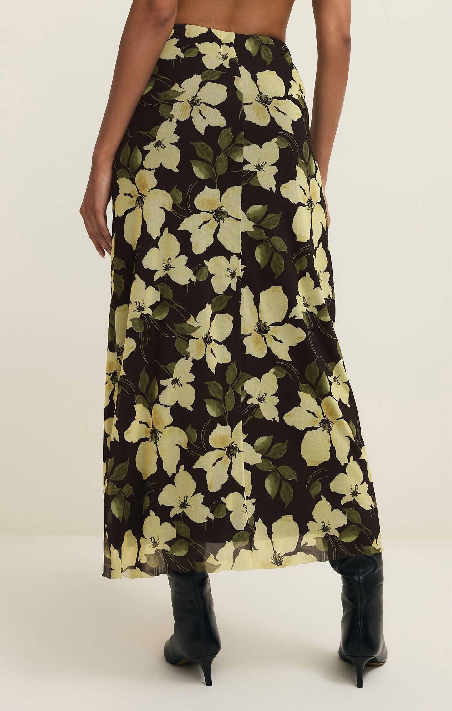 Z Supply - Eda Ren Floral Mesh Maxi Skirt