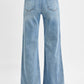 Risen - High Waist Wide Front Yoke Detailed Jeans