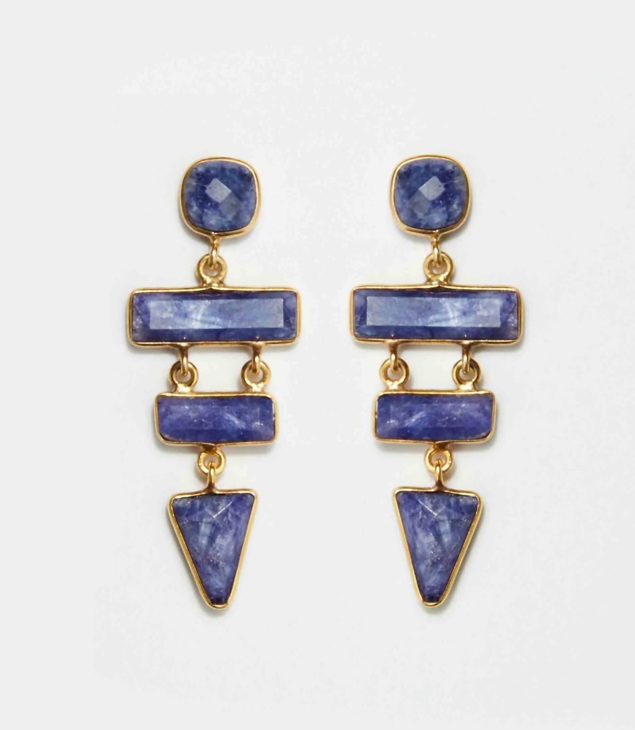 Felix Z - Gemstone Dangle Earrings