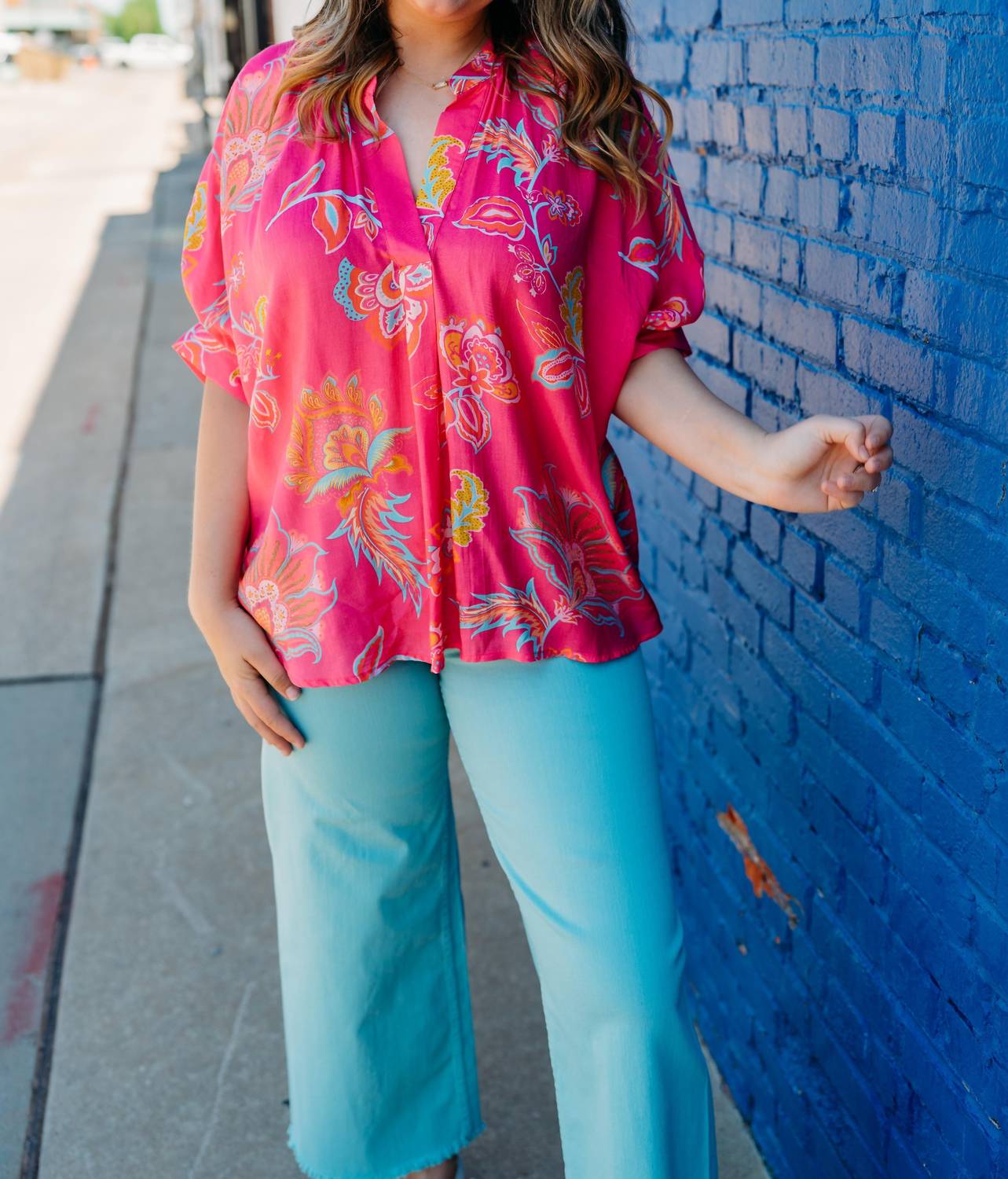 Ivy Jane - Popover Satin Dolman Top