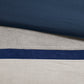 7 Piece Faux Suede Comforter Set Blue California King