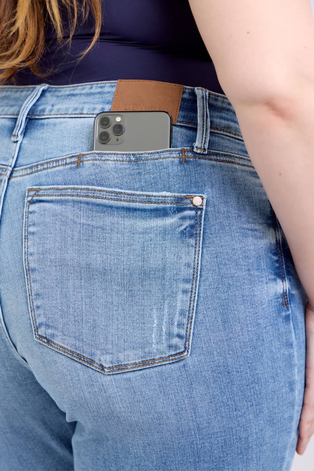 Judy Blue - Plus Mid-rise Slim Fit With Cell Pocket