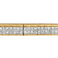 14K Yellow Gold Princess Cut Diamond Banded Bracelet (1.00 cttw, G-H Color, VS1-VS2 Clarity)