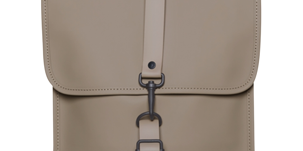 Rains Men's Mini Flap Backpack Beige Size Regular