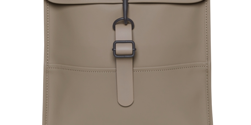 Rains Men's Mini Flap Backpack Beige Size Regular