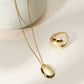 Eklexic - Women's Harmony Pebble Pendant Necklace