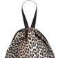 Ganni Women's Recycled Polyester Drawstring Bag Brown Size Regular