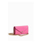 Ganni Women's Envelope Chain Wallet Pink