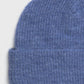 VERO MODA Women's Zooey Ribbed Beanie Blue Size Regular