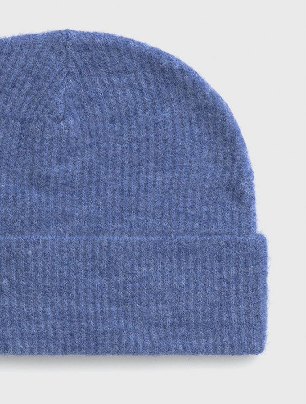 VERO MODA Women's Zooey Ribbed Beanie Blue Size Regular