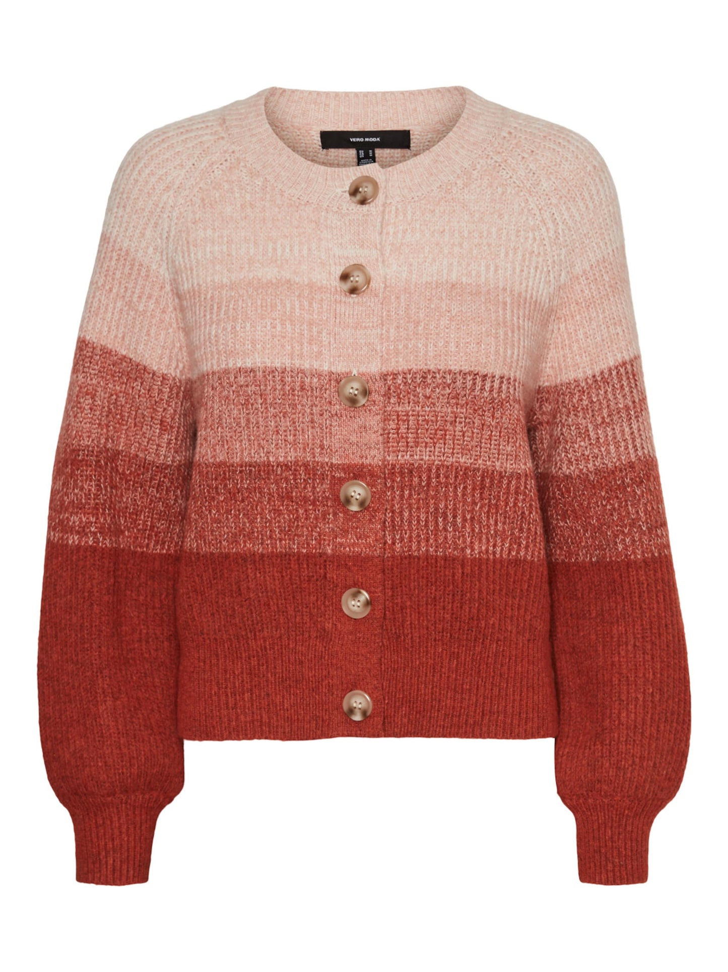 VERO MODA Women's Knit Cardigan Pink Size X-Large