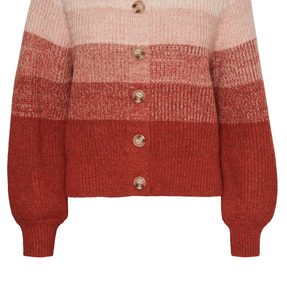 VERO MODA Women's Knit Cardigan Pink Size X-Large