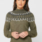 VERO MODA Women's Amora Sweater Green