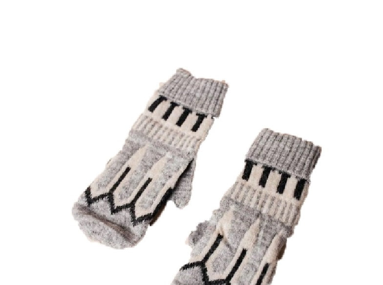 VERO MODA Men's Cory Mittens Gray Size Regular