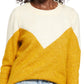 Anns Cottage Women's Plaza Block Jumper Yellow Size Medium