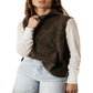 VERO MODA Women's Lia Sweater Vest Green