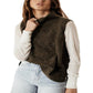VERO MODA Women's Lia Sweater Vest Green