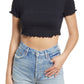 VERO MODA Women's Quincey Top Black Size X-Large