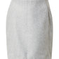VERO MODA Women's Recycled Straight Mini Skirt Gray Size Large