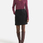 VERO MODA Women's Recycled Straight Mini Skirt Black