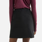 VERO MODA Women's Recycled Straight Mini Skirt Black