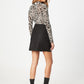 VERO MODA Women's Recycled Straight Mini Skirt Black
