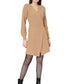 VERO MODA Women's Alexandria Knitted Dress Brown Size X-Large