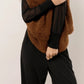 VERO MODA Women's Lucia Sweater Vest Brown Size Medium
