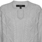 VERO MODA महिलाओं का रीज़ स्वेटर ग्रे
