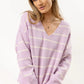 VERO MODA Women's Aubree Sweater Purple Size Medium