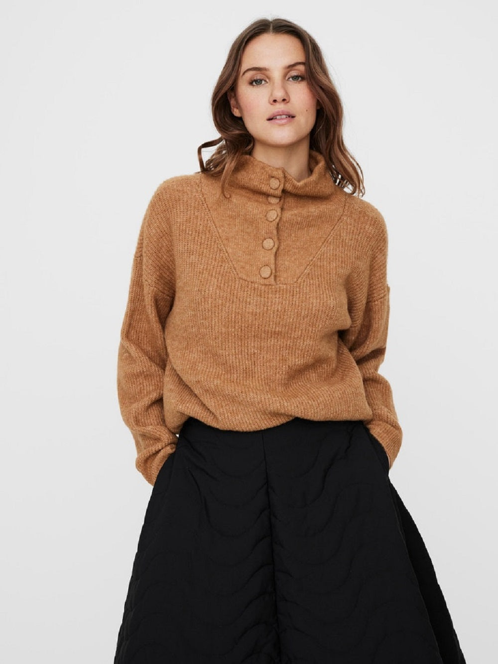 VERO MODA Women's Sweater Brown