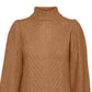 VERO MODA Women's Everleigh Sweater Brown Size Small