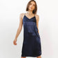 VERO MODA Women's Serein Mini Slip Dress Blue Size Small