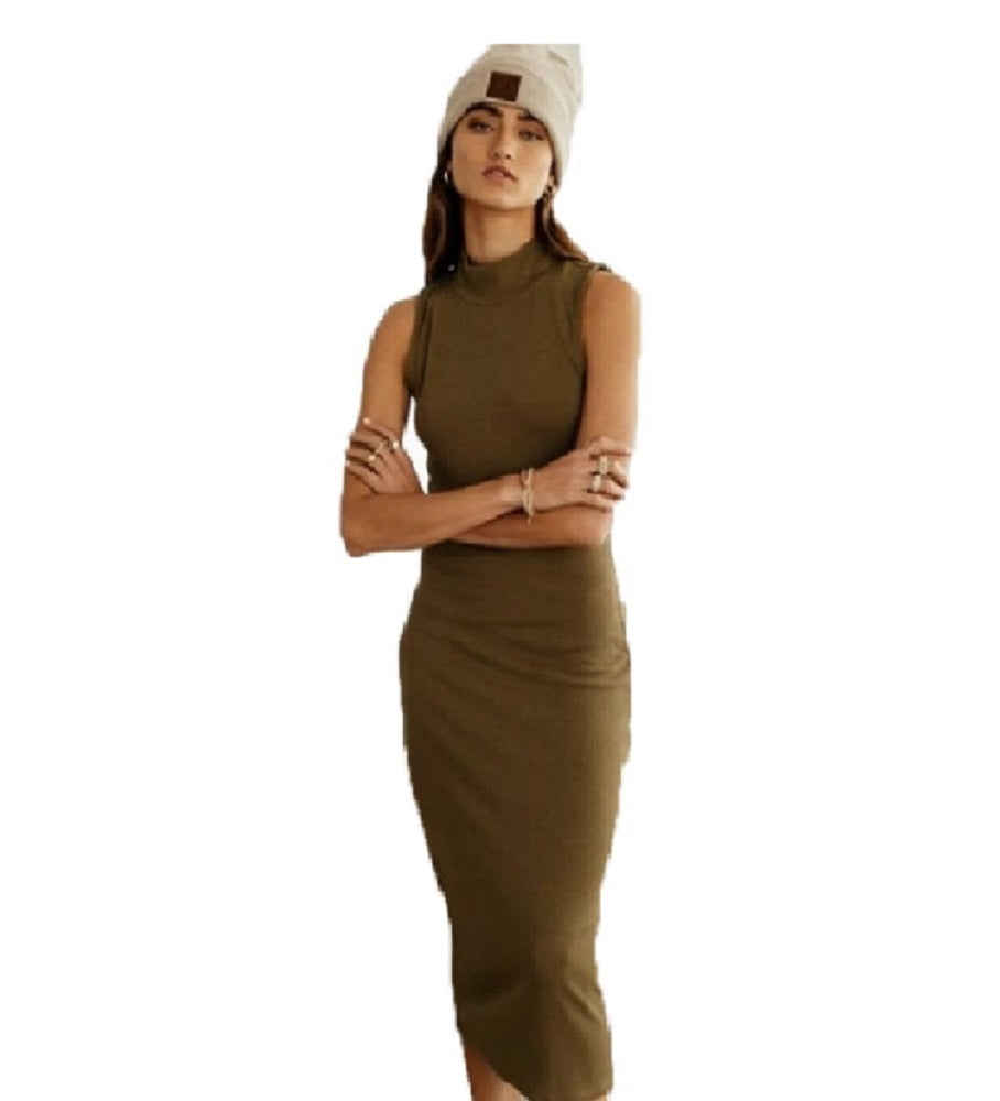 VERO MODA महिलाओं की ग्रेसी बॉडीकॉन ड्रेस ब्लैक