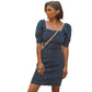 VERO MODA Women's Lille Denim Dress Blue