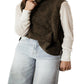 VERO MODA Women's Lia Sweater Vest Green