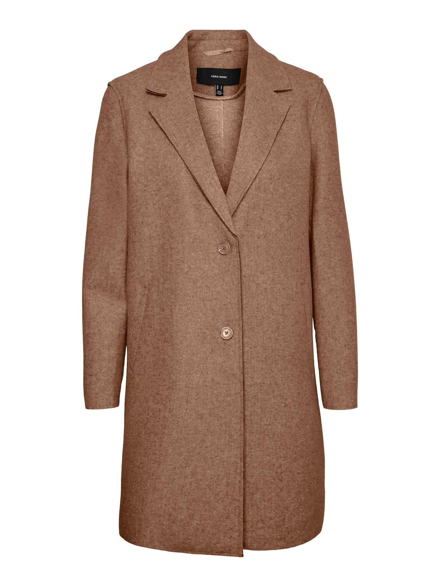 VERO MODA Women's Between Seasons Coat Brown