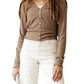 VERO MODA Women's Ryann Top Brown