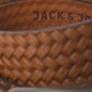 Jack & Jones Men's Leo Belt Brown Size 36