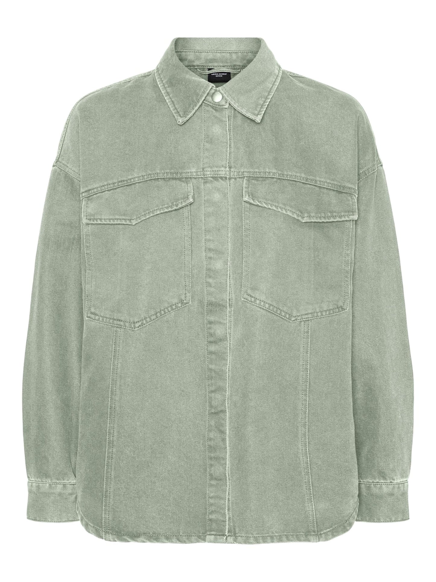 VERO MODA महिलाओं के लिए मिनेट जैकेट ग्रे