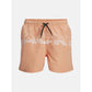 Jack & Jones Men's 3 Pc Swim Trunks Towel & Drawstring Beach Bag Set Pink Size Small