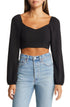 vero-moda-womens-black-sweetheart-neck-crop-top-size-x-large