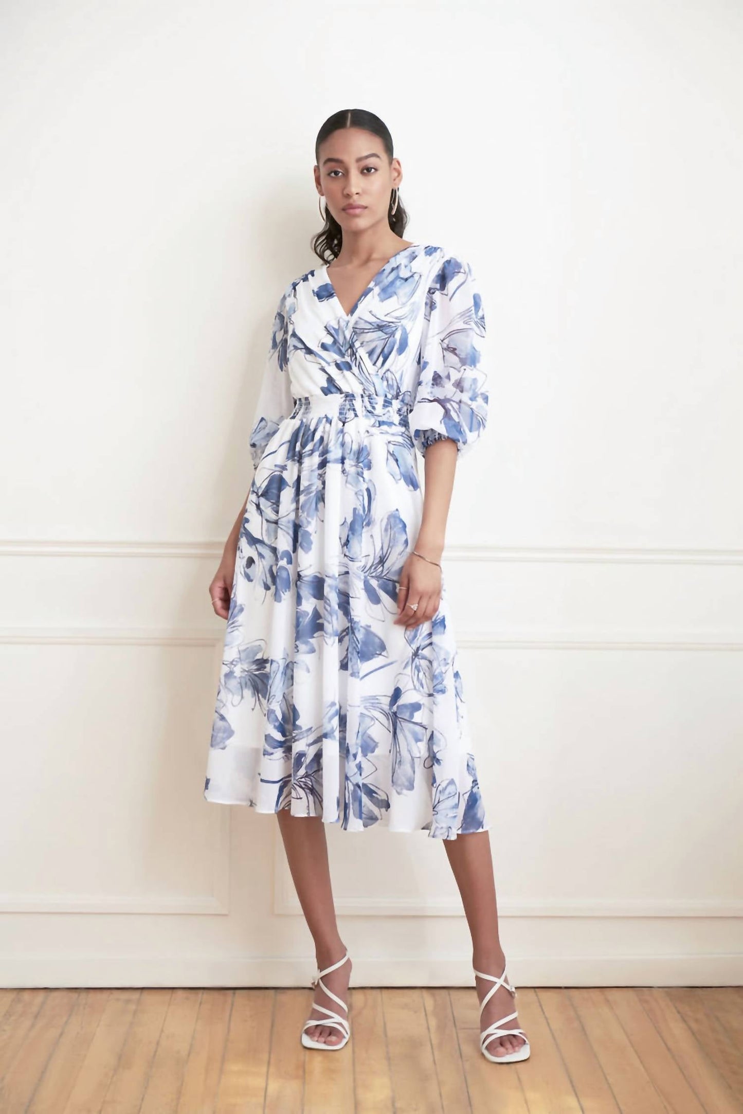 Joseph Ribkoff - Wrap Front Floral Dress Style