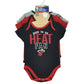 NBA Miami Heat Baby Infant 3 Piece Creeper Set Bodysuit Snap Onesies