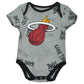 NBA Miami Heat Toddler Kids Black Mascot Short Sleeve Fueguito Tshirt Fan Tee