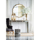 40" Round Sunburst Wall Mirror with Gold Finish