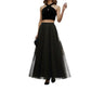 Alyce Paris - Two Piece Velvet Shimmery Dress
