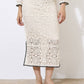 Apricot - Crochet Midi Skirt